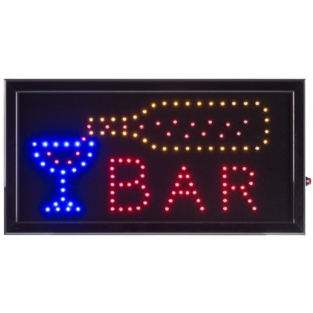 HASTINGS HOME Hastings Home Neon Bar Sign - Electric LED Display 179934JGV